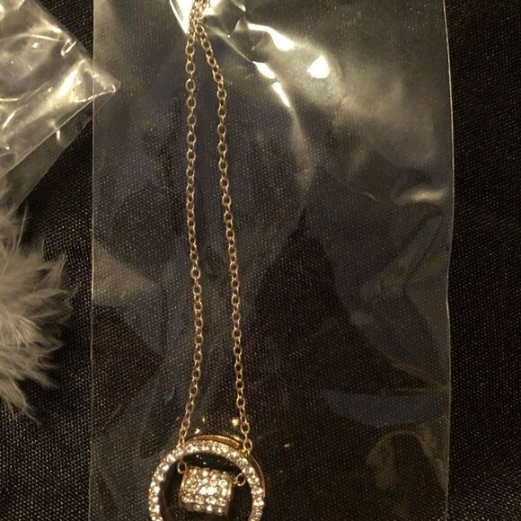 Prom accessory bundle – Sash, bling choker, 2 fur gray bracelets, bling necklace - Picture 4 of 5